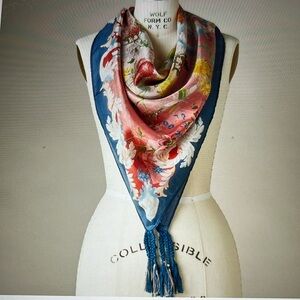 Johnny Was Whistle Silk Scarf